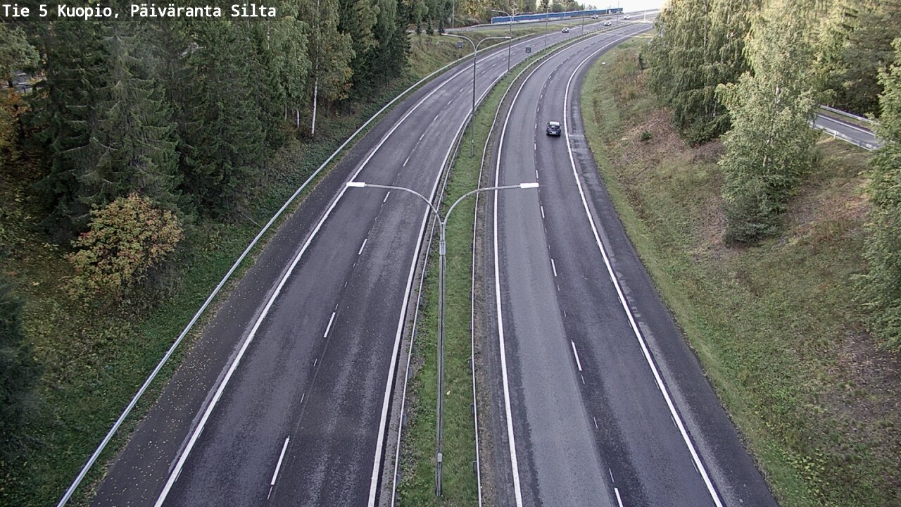 Weather Camera Image Road 5 Kuopio, Päiväranta silta, Kuopio, Pohjois-Savo