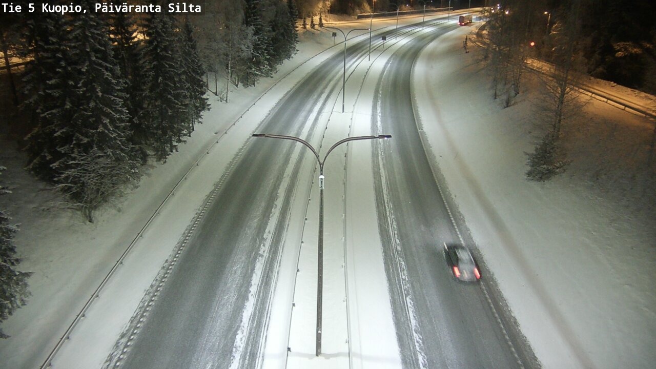 Kelikamerat Kuva Tie 5 Kuopio, Päiväranta silta, Kuopio, Pohjois-Savo