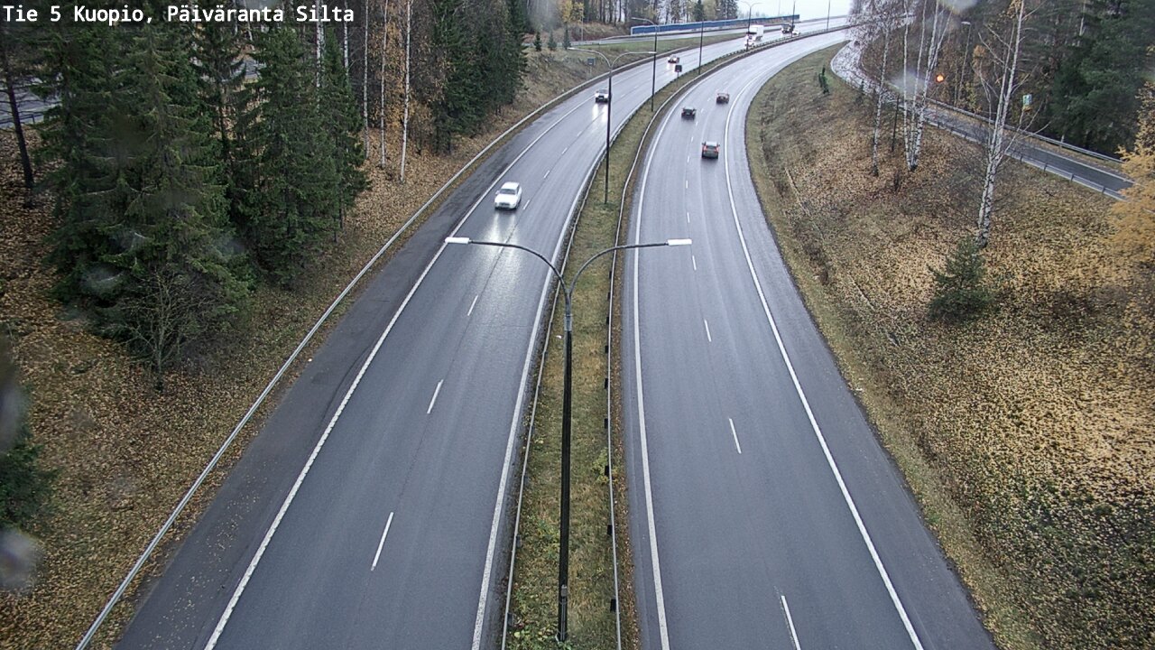 Weather Camera Image Väg 5 Kuopio, Päiväranta silta, Kuopio, Pohjois-Savo