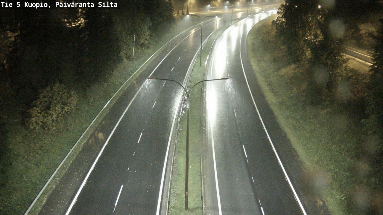 Weather Camera Image Road 5 Kuopio, Päiväranta silta, Kuopio, Pohjois-Savo