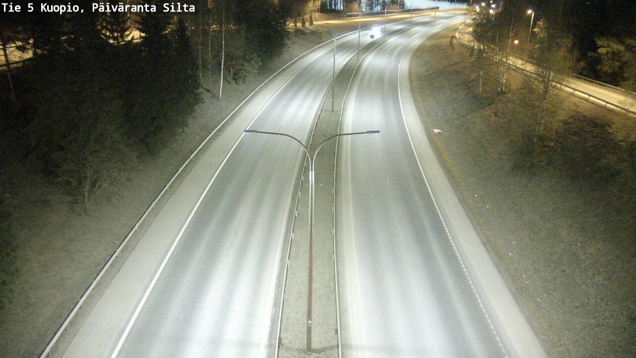 Weather Camera Image Road 5 Kuopio, Päiväranta silta, Kuopio, Pohjois-Savo