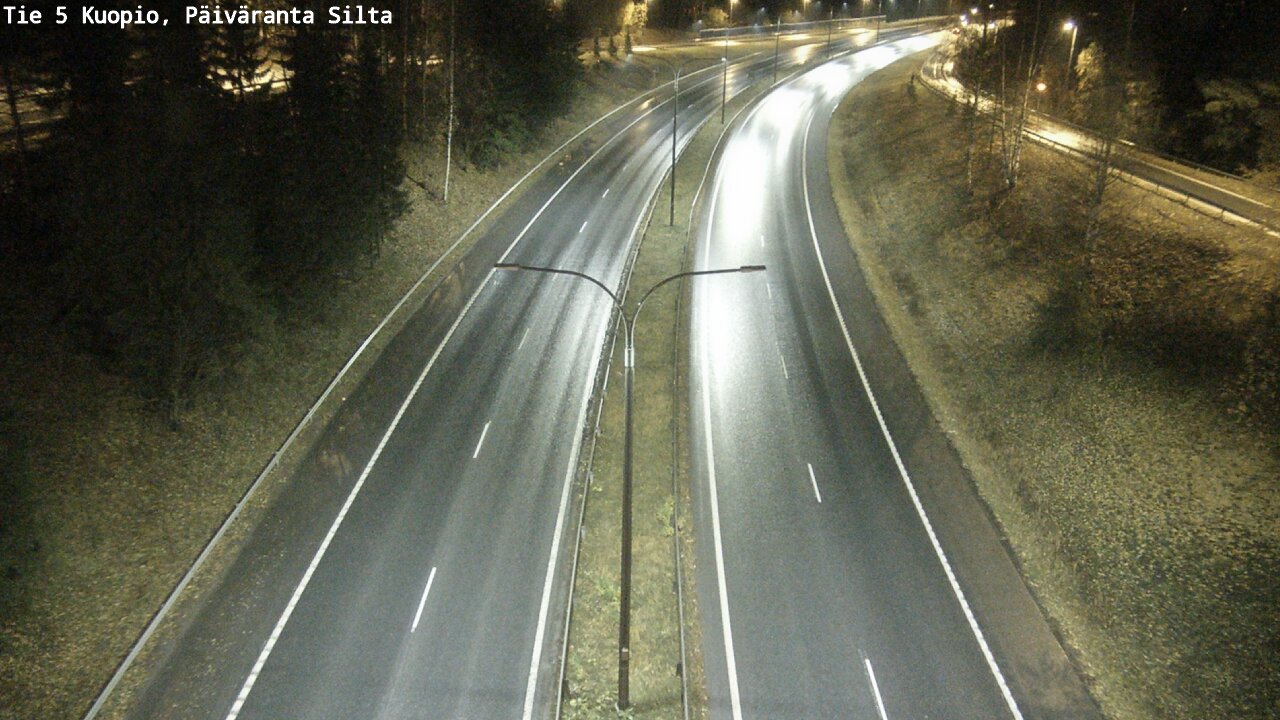 Weather Camera Image Road 5 Kuopio, Päiväranta silta, Kuopio, Pohjois-Savo