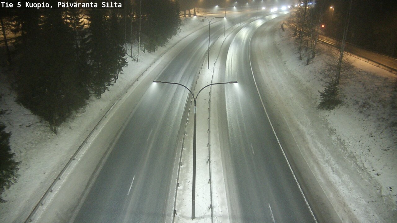 Weather Camera Image Road 5 Kuopio, Päiväranta silta, Kuopio, Pohjois-Savo