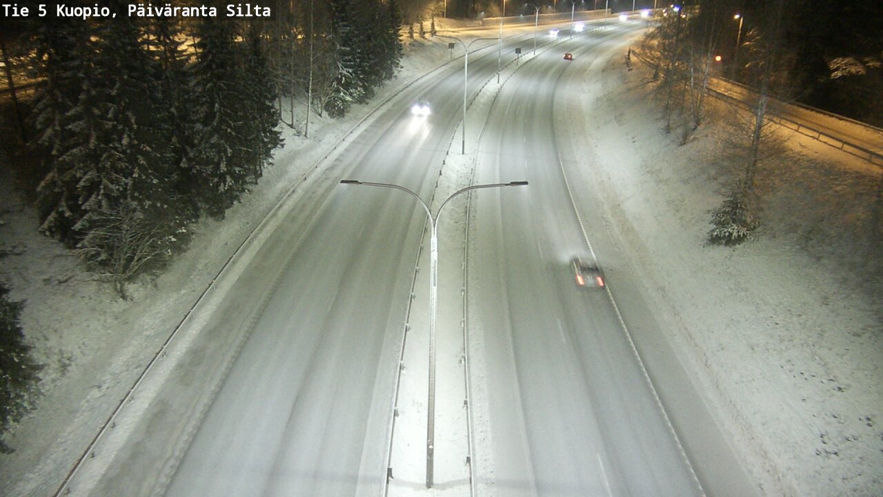 Kelikamerat Kuva Tie 5 Kuopio, Päiväranta silta, Kuopio, Pohjois-Savo