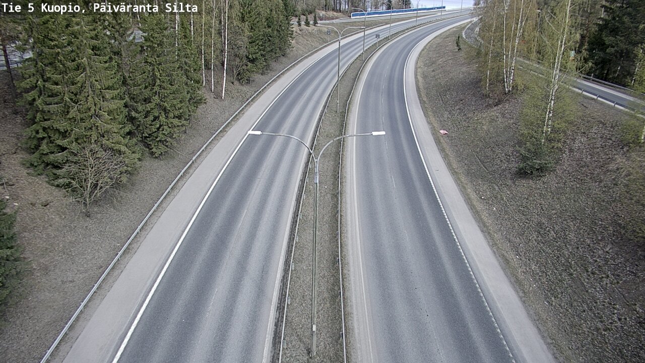 Kelikamerat Kuva Tie 5 Kuopio, Päiväranta silta, Kuopio, Pohjois-Savo