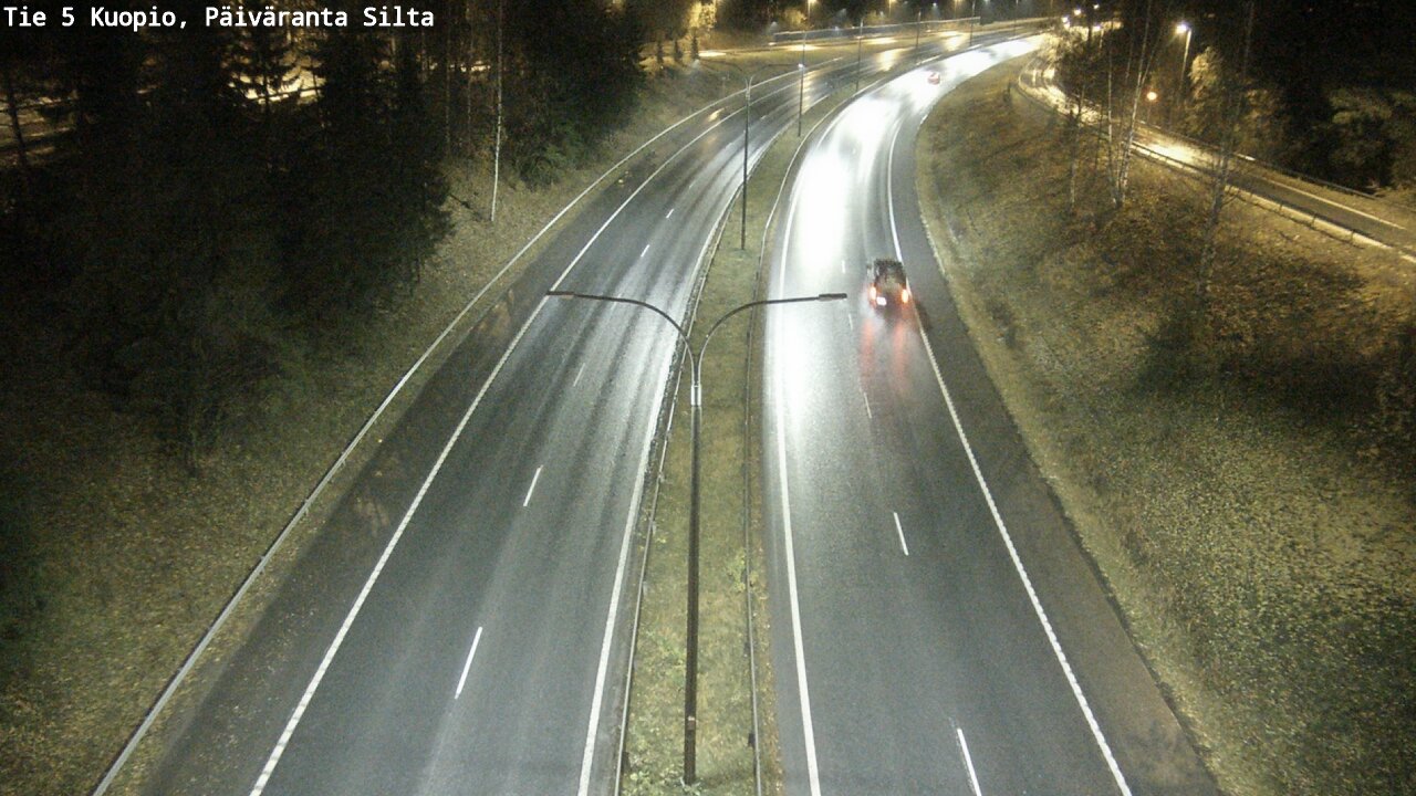 Weather Camera Image Road 5 Kuopio, Päiväranta silta, Kuopio, Pohjois-Savo