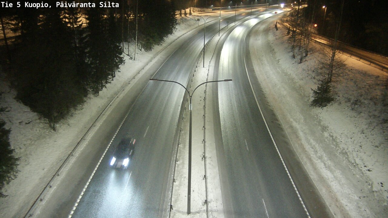 Weather Camera Image Road 5 Kuopio, Päiväranta silta, Kuopio, Pohjois-Savo