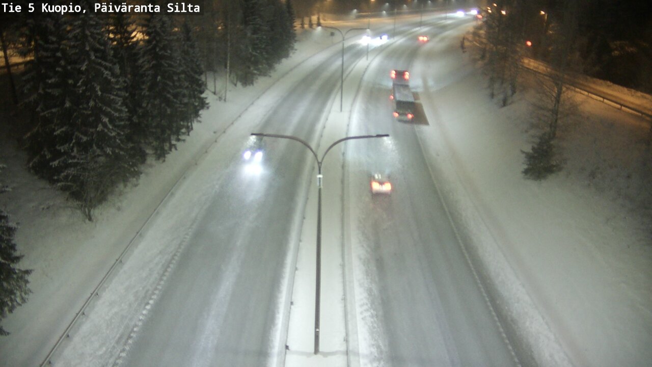 Kelikamerat Kuva Tie 5 Kuopio, Päiväranta silta, Kuopio, Pohjois-Savo