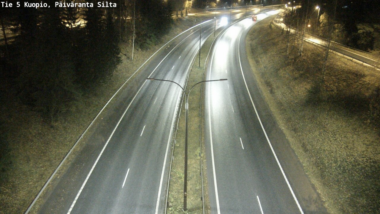 Weather Camera Image Road 5 Kuopio, Päiväranta silta, Kuopio, Pohjois-Savo