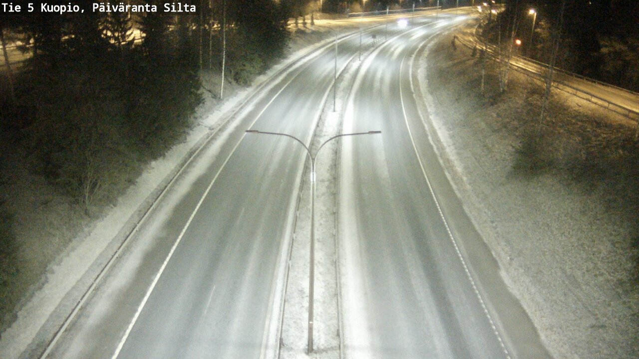 Kelikamerat Kuva Tie 5 Kuopio, Päiväranta silta, Kuopio, Pohjois-Savo