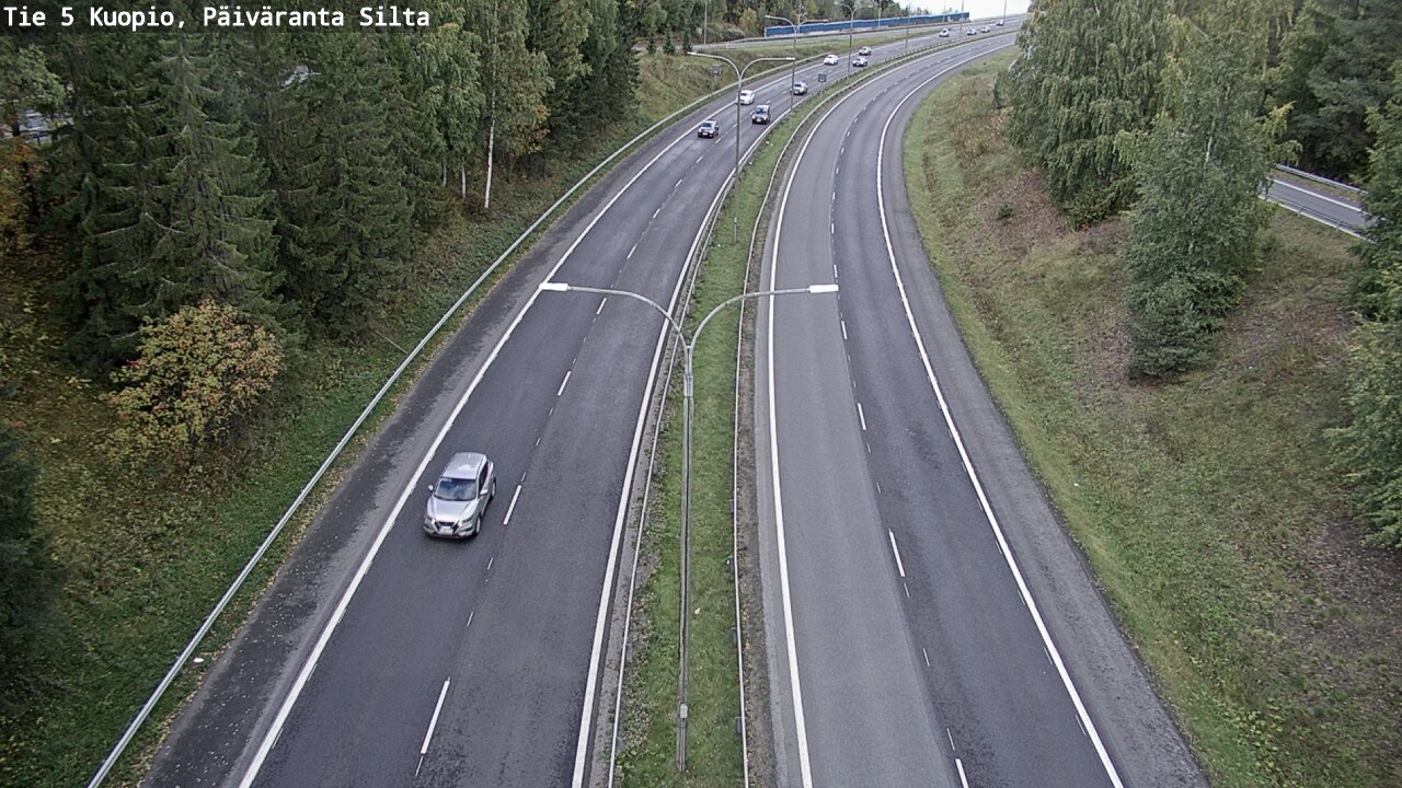 Kelikamerat Kuva Tie 5 Kuopio, Päiväranta silta, Kuopio, Pohjois-Savo