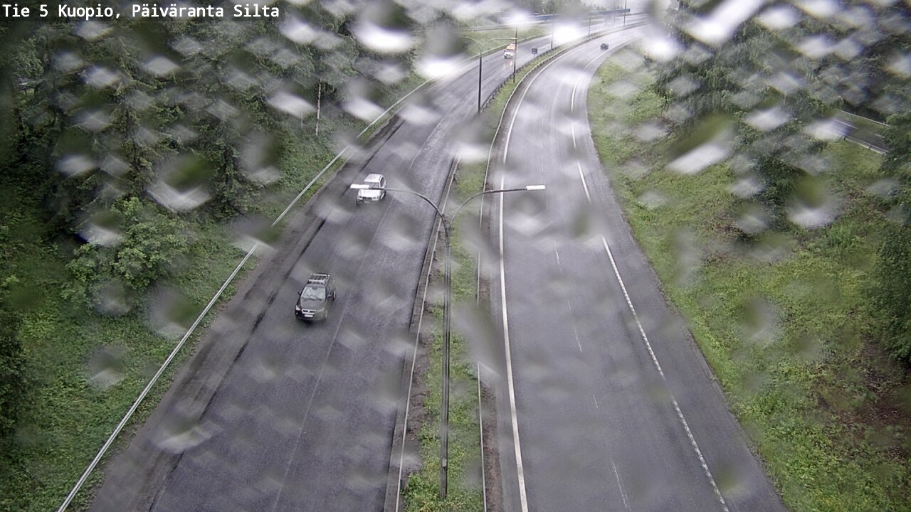 Weather Camera Image Väg 5 Kuopio, Päiväranta silta, Kuopio, Pohjois-Savo