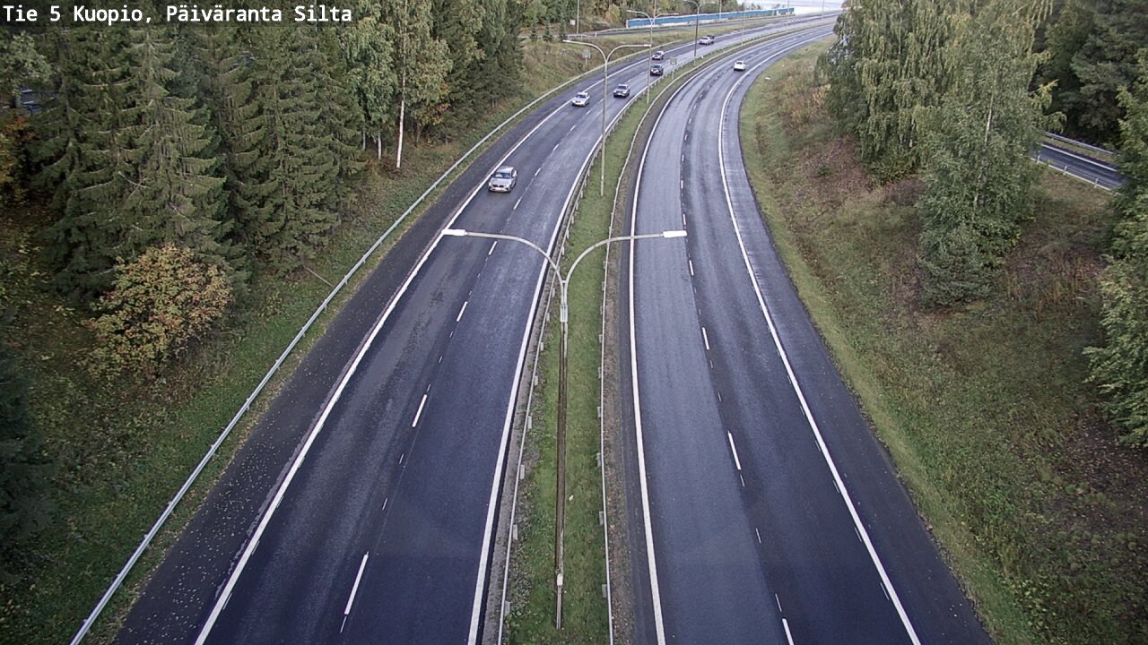 Kelikamerat Kuva Tie 5 Kuopio, Päiväranta silta, Kuopio, Pohjois-Savo