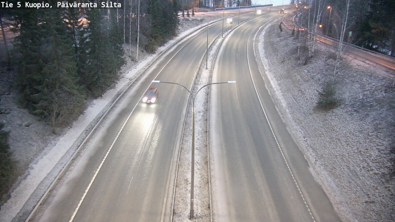 Kelikamerat Kuva Tie 5 Kuopio, Päiväranta silta, Kuopio, Pohjois-Savo
