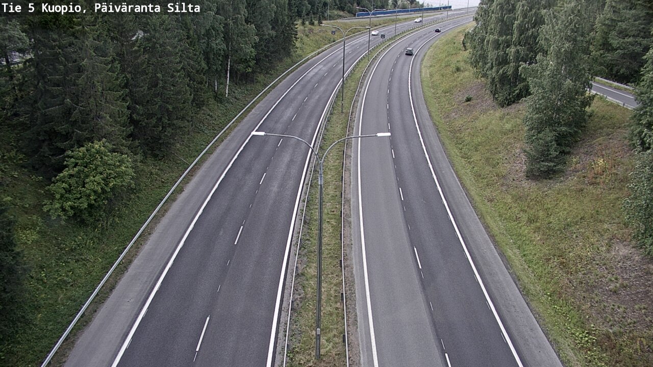 Kelikamerat Kuva Tie 5 Kuopio, Päiväranta silta, Kuopio, Pohjois-Savo