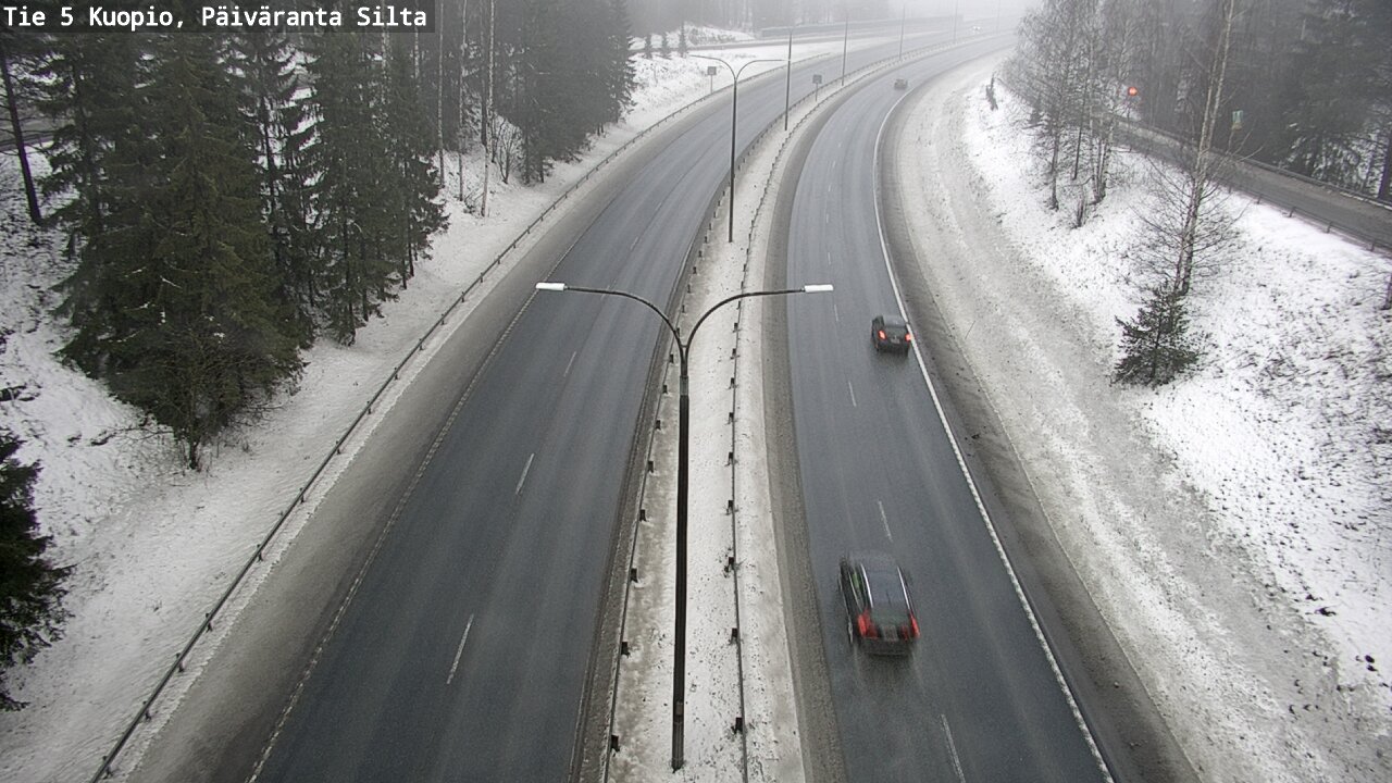 Weather Camera Image Road 5 Kuopio, Päiväranta silta, Kuopio, Pohjois-Savo