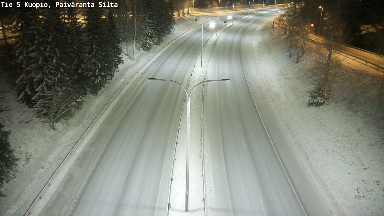 Kelikamerat Kuva Tie 5 Kuopio, Päiväranta silta, Kuopio, Pohjois-Savo
