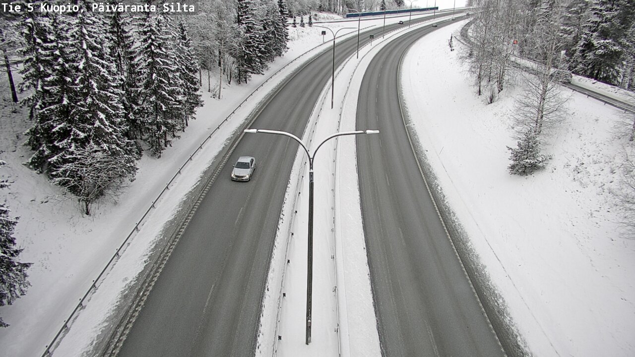 Kelikamerat Kuva Tie 5 Kuopio, Päiväranta silta, Kuopio, Pohjois-Savo
