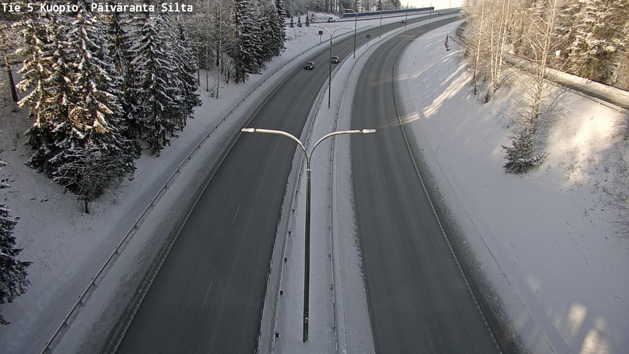 Weather Camera Image Väg 5 Kuopio, Päiväranta silta, Kuopio, Pohjois-Savo