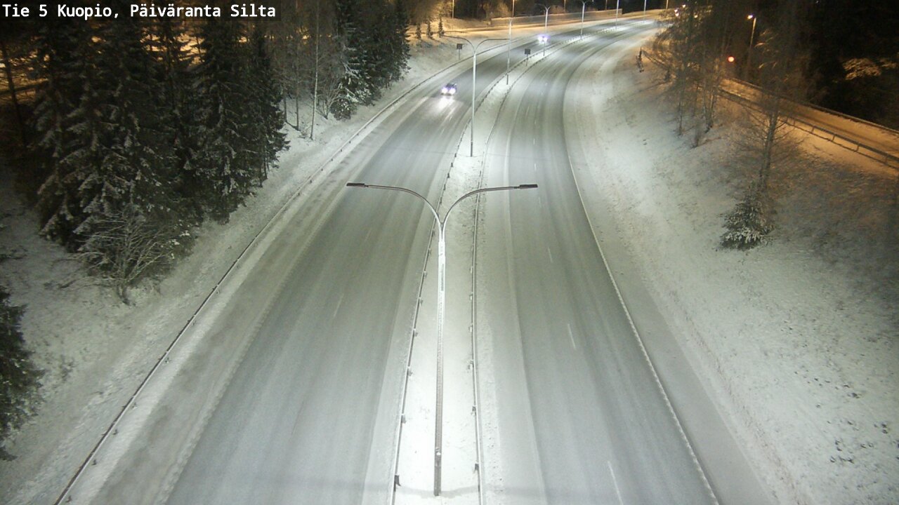 Kelikamerat Kuva Tie 5 Kuopio, Päiväranta silta, Kuopio, Pohjois-Savo