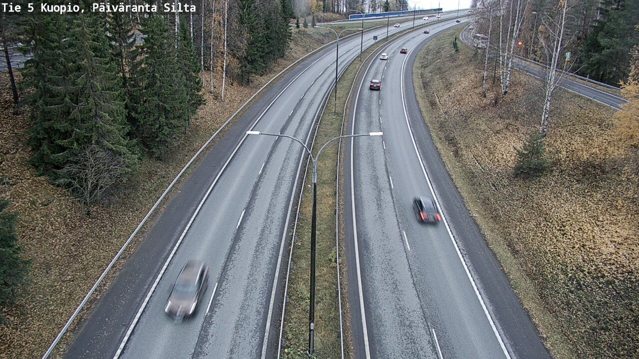 Weather Camera Image Väg 5 Kuopio, Päiväranta silta, Kuopio, Pohjois-Savo