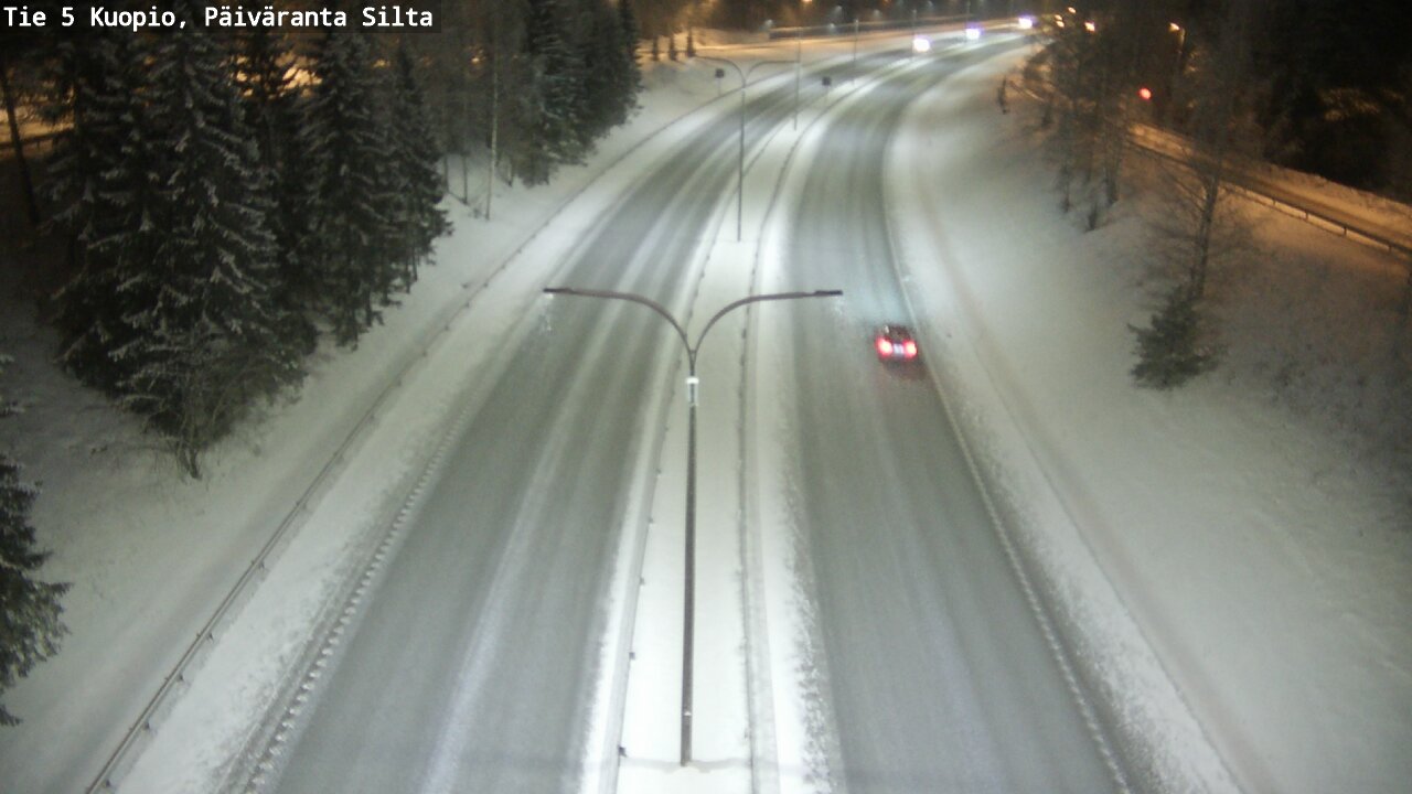 Kelikamerat Kuva Tie 5 Kuopio, Päiväranta silta, Kuopio, Pohjois-Savo