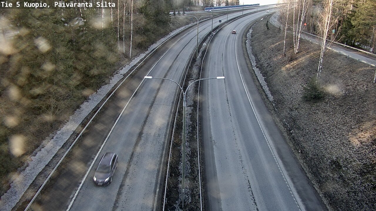 Kelikamerat Kuva Tie 5 Kuopio, Päiväranta silta, Kuopio, Pohjois-Savo