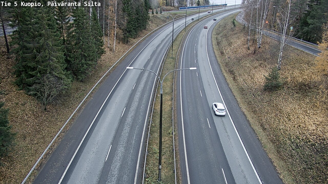 Weather Camera Image Väg 5 Kuopio, Päiväranta silta, Kuopio, Pohjois-Savo