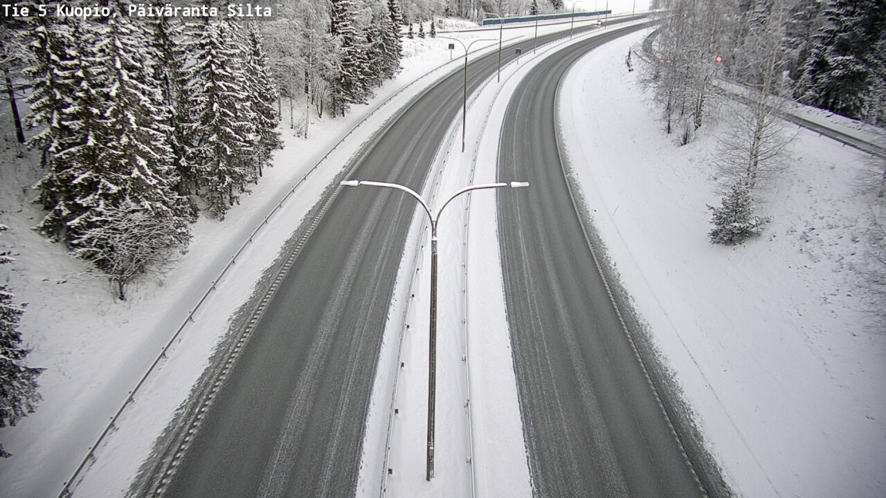 Kelikamerat Kuva Tie 5 Kuopio, Päiväranta silta, Kuopio, Pohjois-Savo