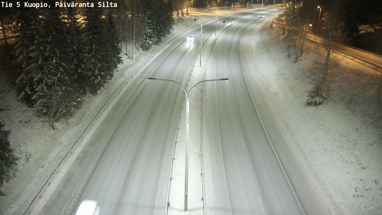 Kelikamerat Kuva Tie 5 Kuopio, Päiväranta silta, Kuopio, Pohjois-Savo