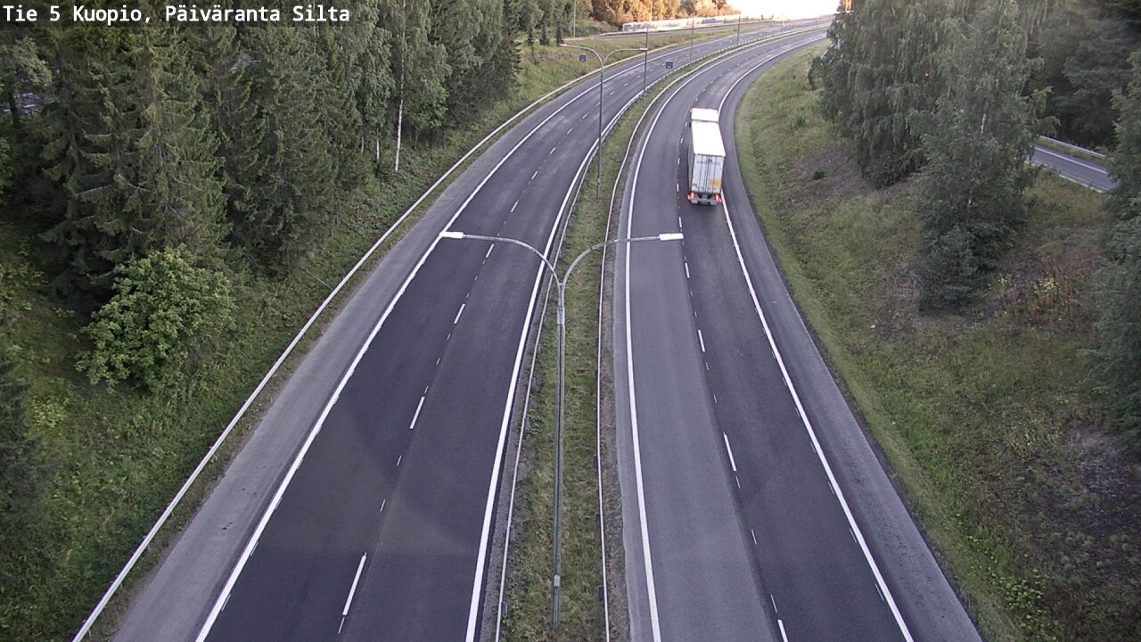 Kelikamerat Kuva Tie 5 Kuopio, Päiväranta silta, Kuopio, Pohjois-Savo