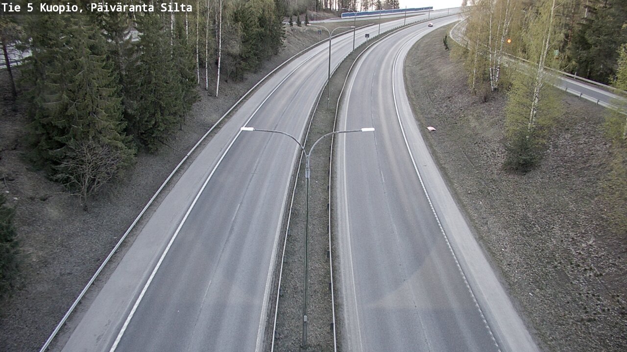 Weather Camera Image Road 5 Kuopio, Päiväranta silta, Kuopio, Pohjois-Savo