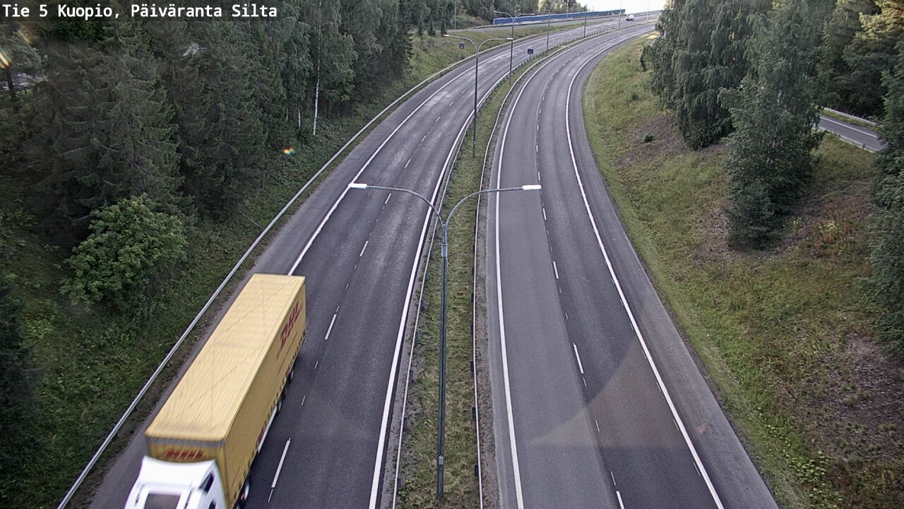 Kelikamerat Kuva Tie 5 Kuopio, Päiväranta silta, Kuopio, Pohjois-Savo
