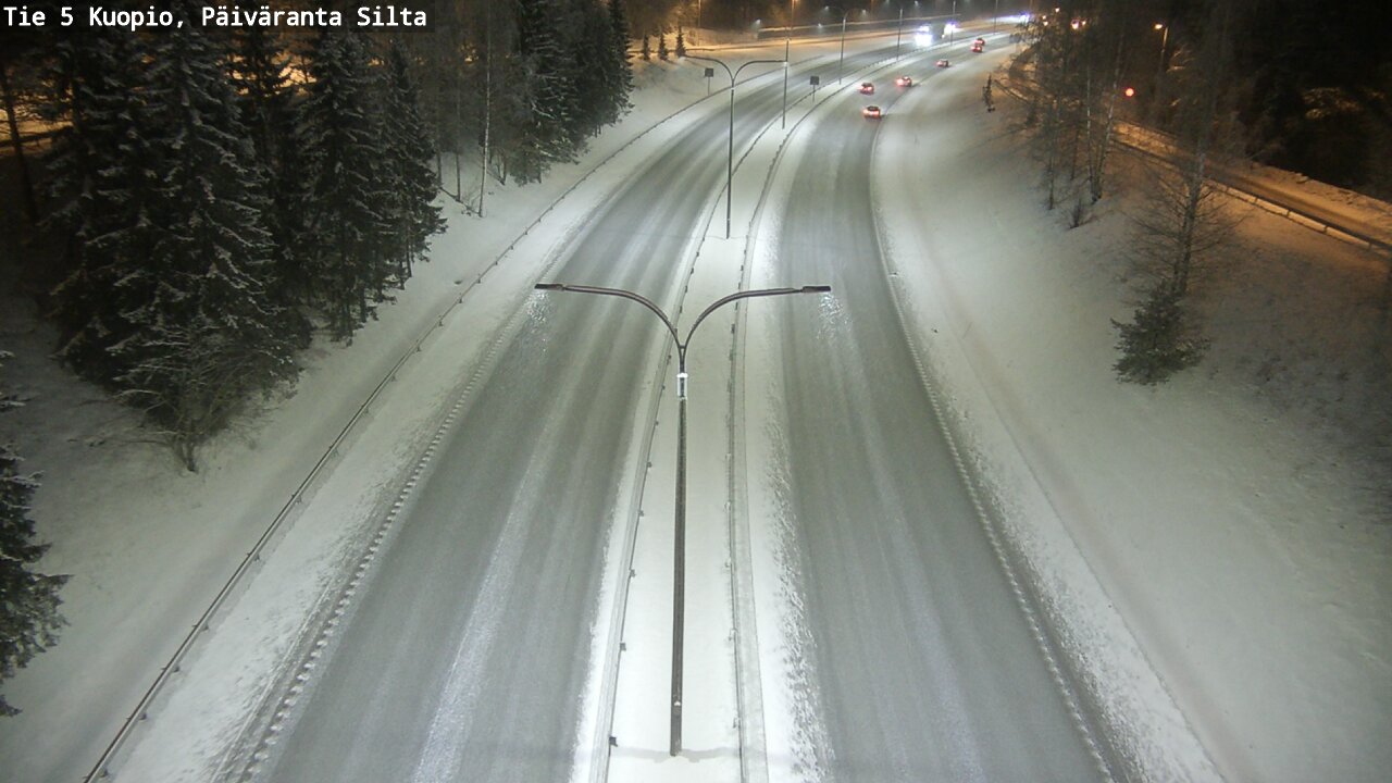 Kelikamerat Kuva Tie 5 Kuopio, Päiväranta silta, Kuopio, Pohjois-Savo