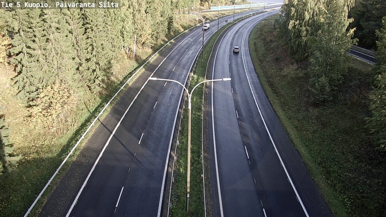 Weather Camera Image Road 5 Kuopio, Päiväranta silta, Kuopio, Pohjois-Savo