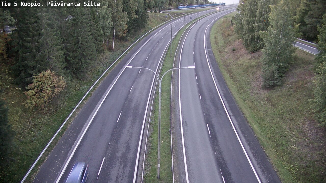 Weather Camera Image Road 5 Kuopio, Päiväranta silta, Kuopio, Pohjois-Savo