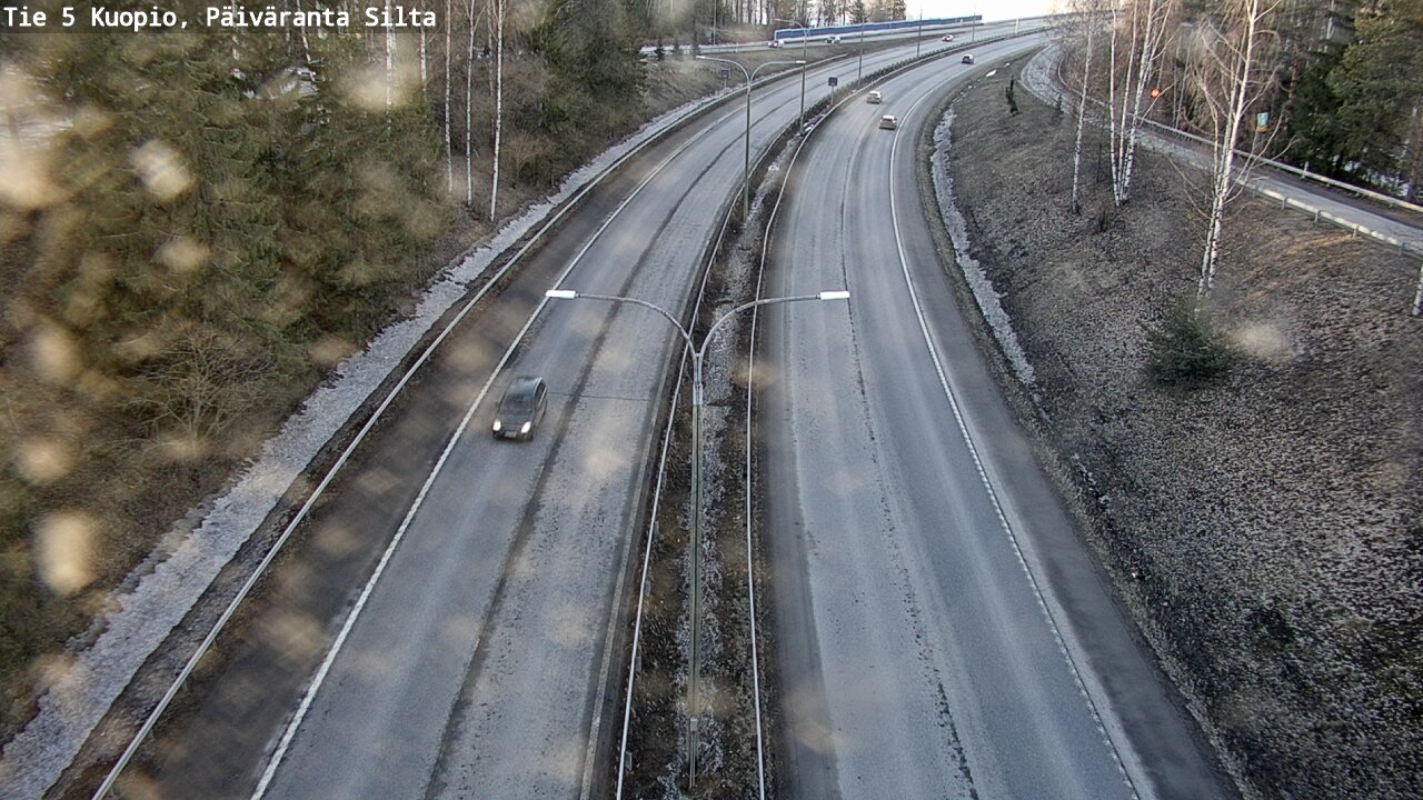 Kelikamerat Kuva Tie 5 Kuopio, Päiväranta silta, Kuopio, Pohjois-Savo