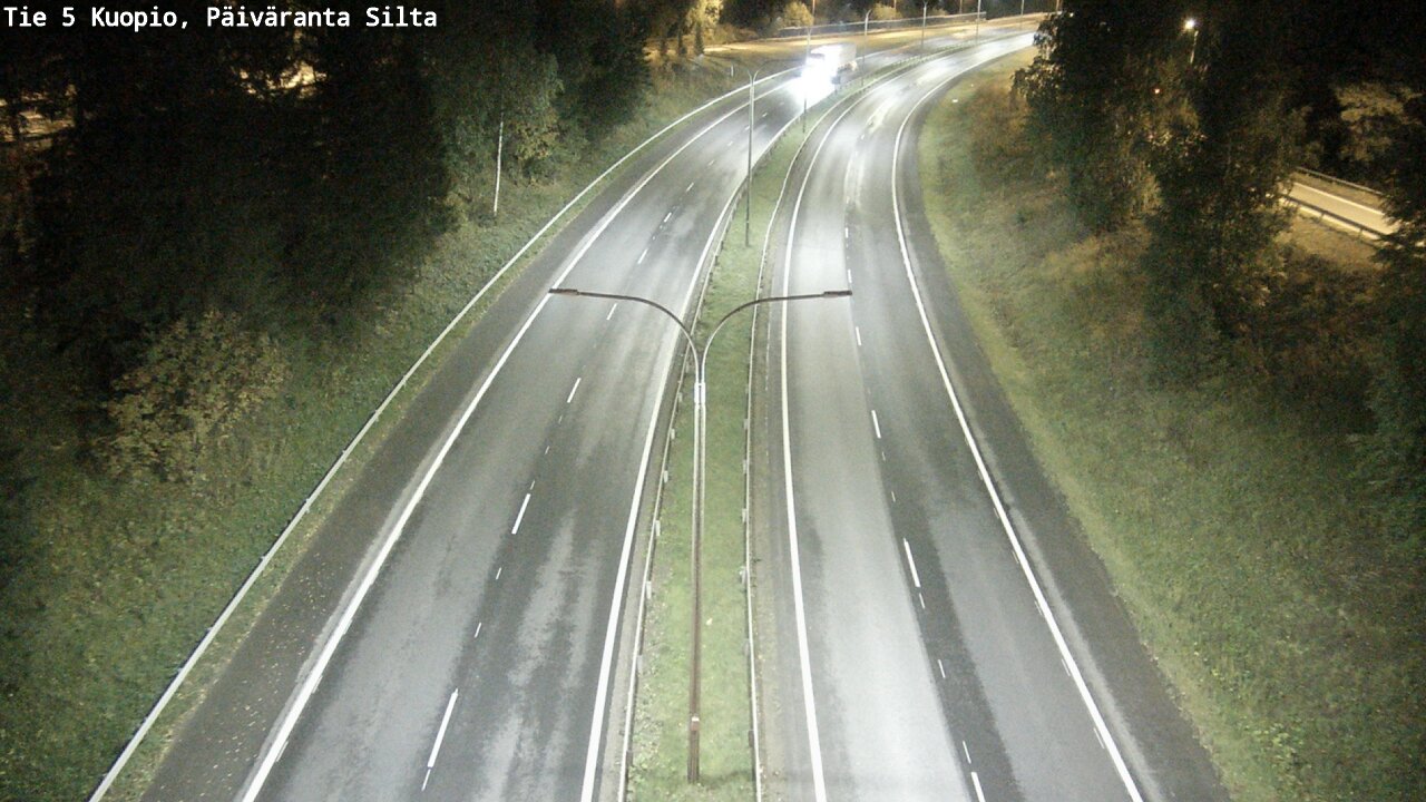 Weather Camera Image Road 5 Kuopio, Päiväranta silta, Kuopio, Pohjois-Savo