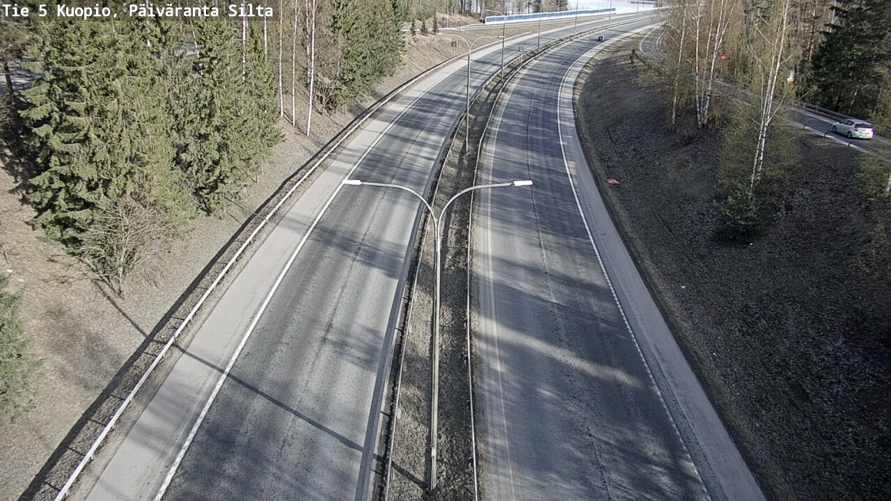 Weather Camera Image Road 5 Kuopio, Päiväranta silta, Kuopio, Pohjois-Savo