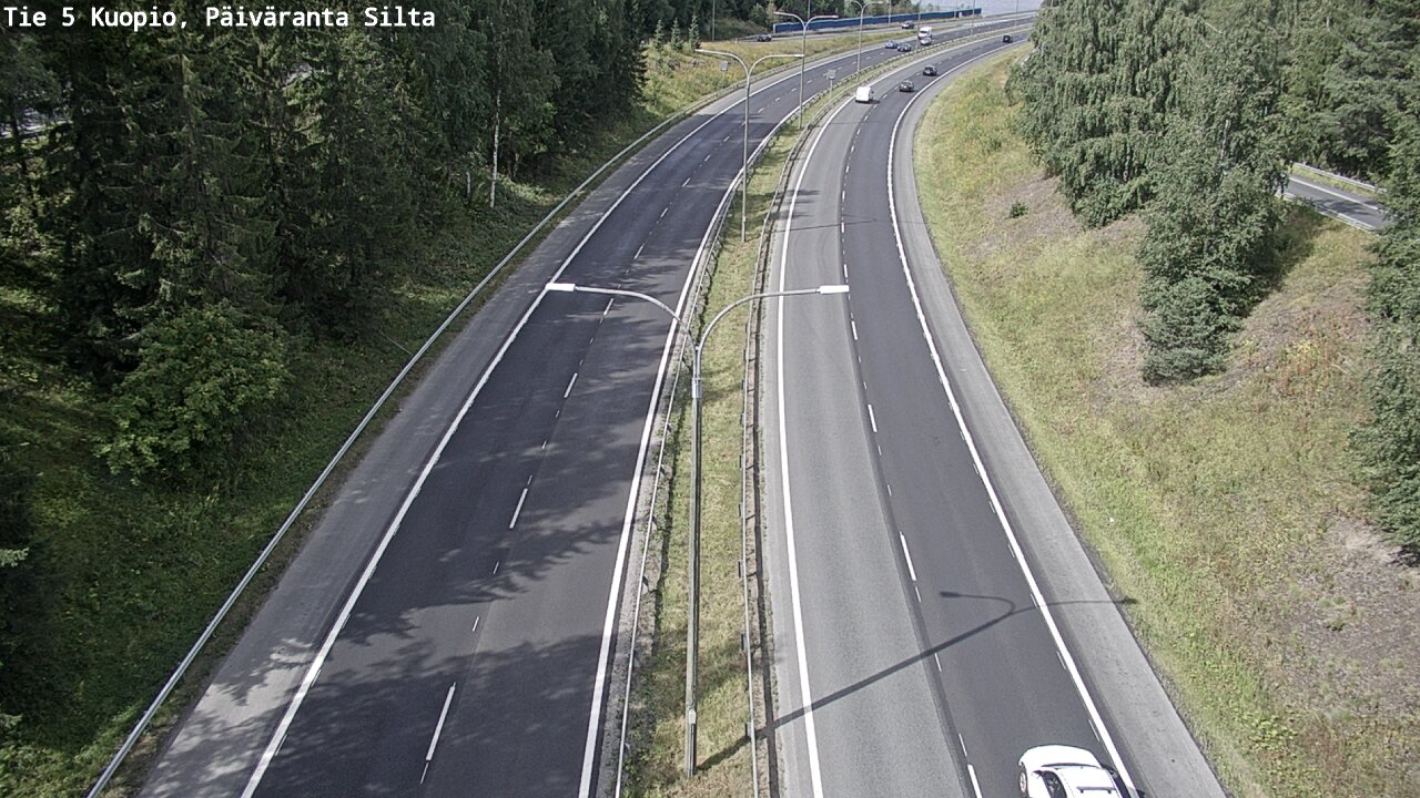 Kelikamerat Kuva Tie 5 Kuopio, Päiväranta silta, Kuopio, Pohjois-Savo