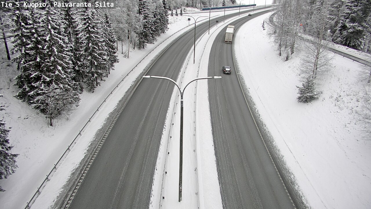 Kelikamerat Kuva Tie 5 Kuopio, Päiväranta silta, Kuopio, Pohjois-Savo