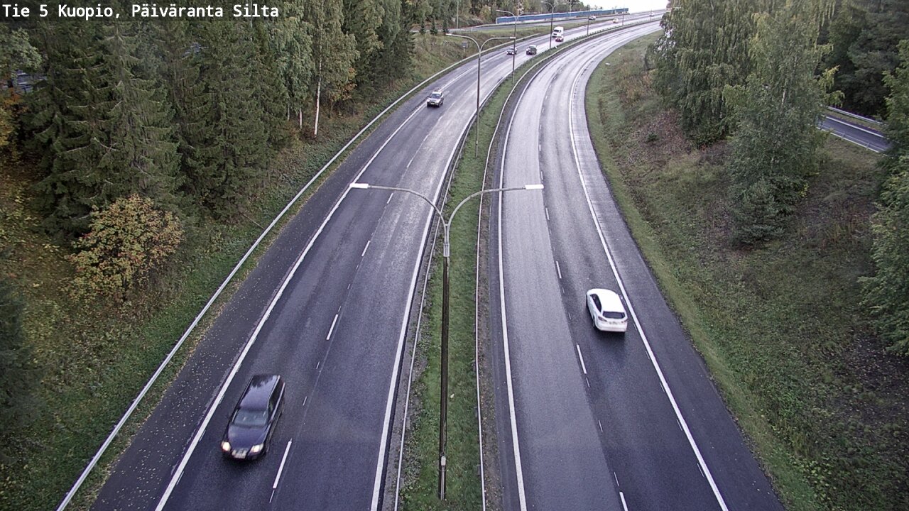 Kelikamerat Kuva Tie 5 Kuopio, Päiväranta silta, Kuopio, Pohjois-Savo