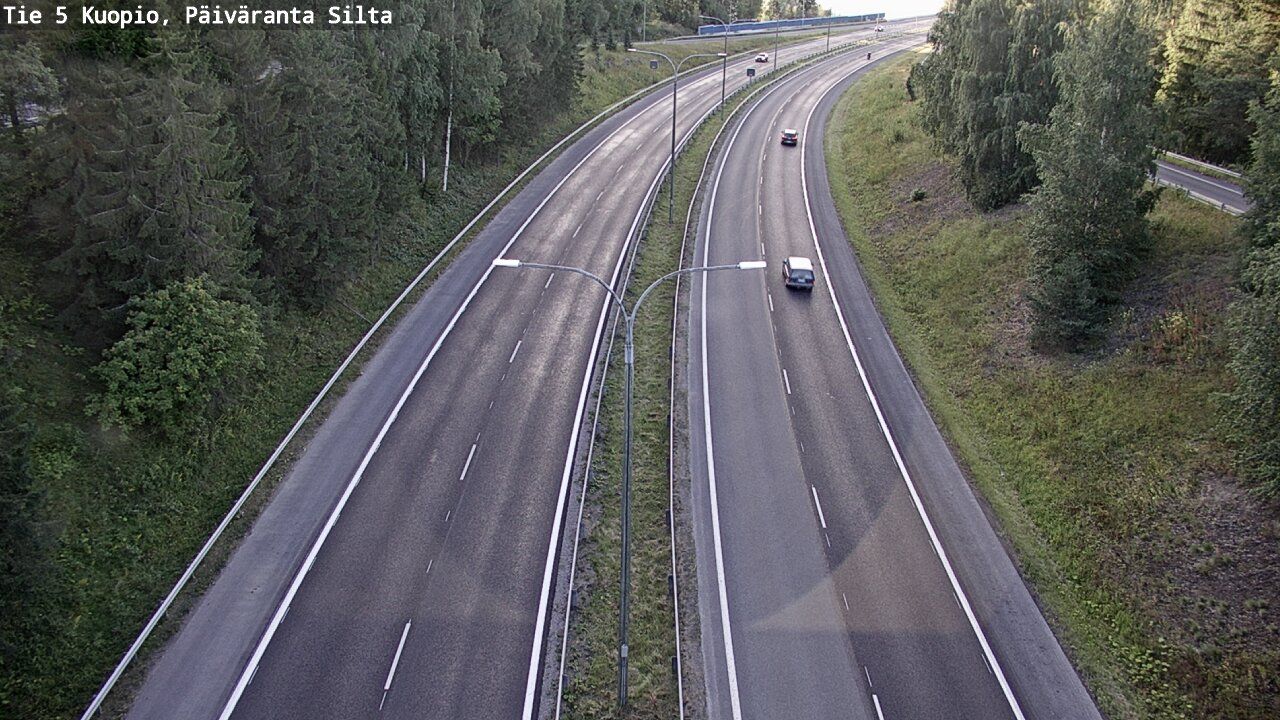 Kelikamerat Kuva Tie 5 Kuopio, Päiväranta silta, Kuopio, Pohjois-Savo