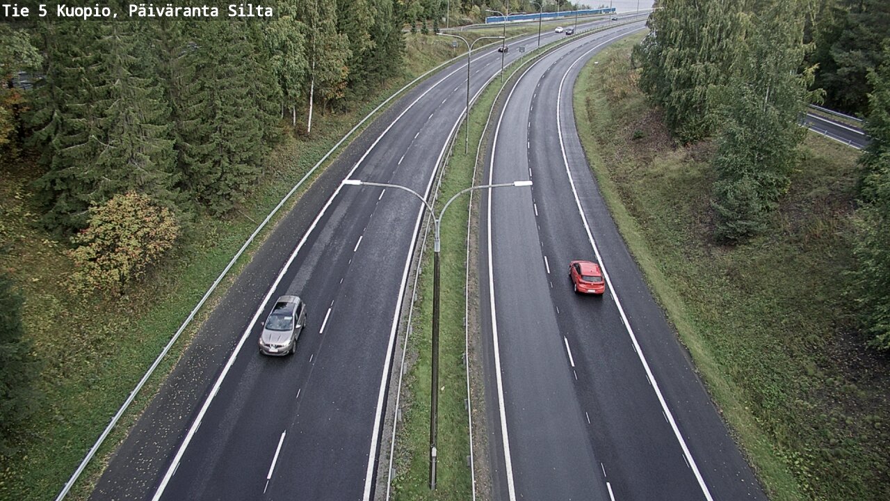 Kelikamerat Kuva Tie 5 Kuopio, Päiväranta silta, Kuopio, Pohjois-Savo