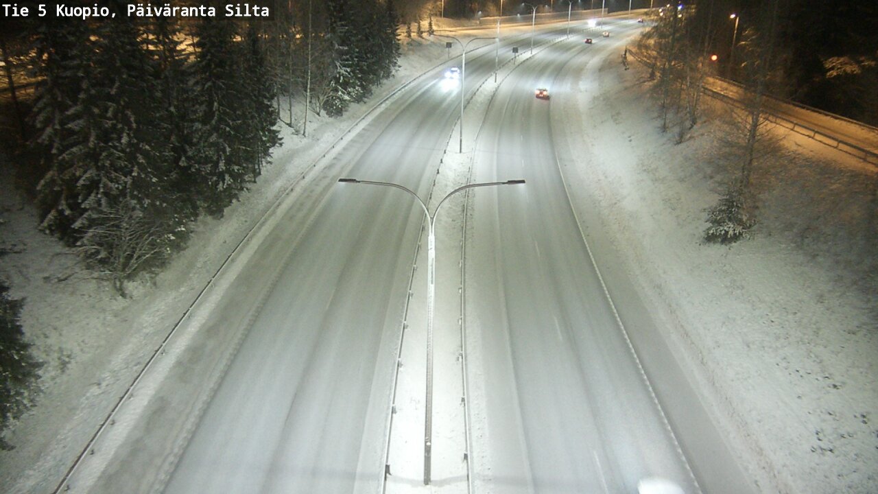 Kelikamerat Kuva Tie 5 Kuopio, Päiväranta silta, Kuopio, Pohjois-Savo