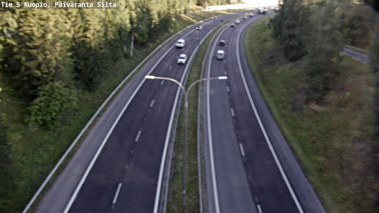 Weather Camera Image Road 5 Kuopio, Päiväranta silta, Kuopio, Pohjois-Savo