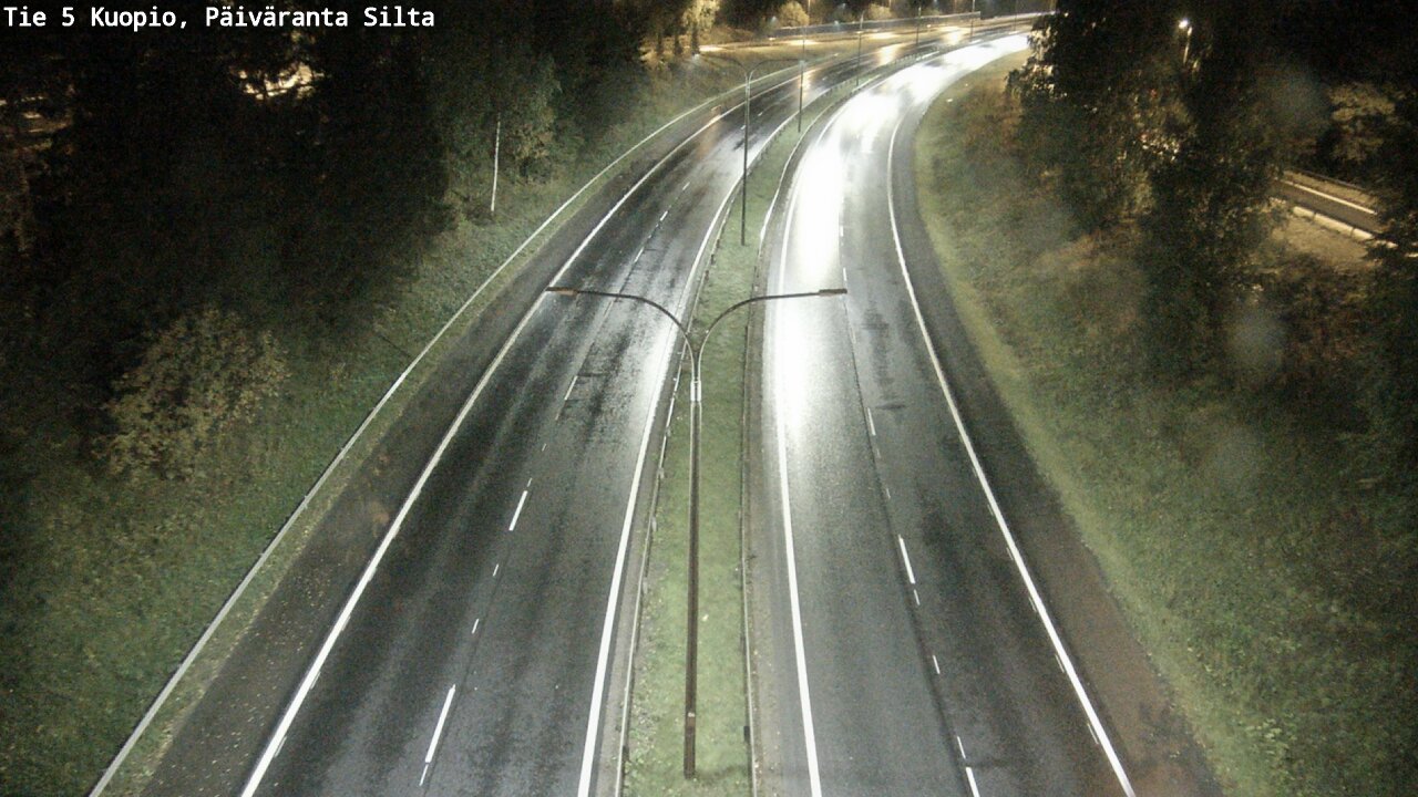 Weather Camera Image Road 5 Kuopio, Päiväranta silta, Kuopio, Pohjois-Savo