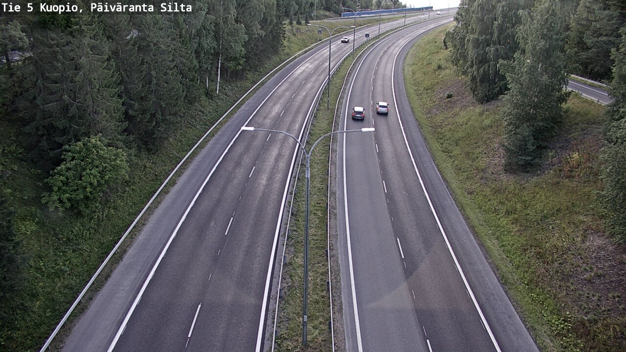 Kelikamerat Kuva Tie 5 Kuopio, Päiväranta silta, Kuopio, Pohjois-Savo