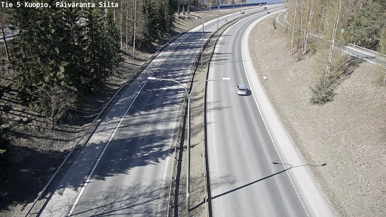 Weather Camera Image Road 5 Kuopio, Päiväranta silta, Kuopio, Pohjois-Savo