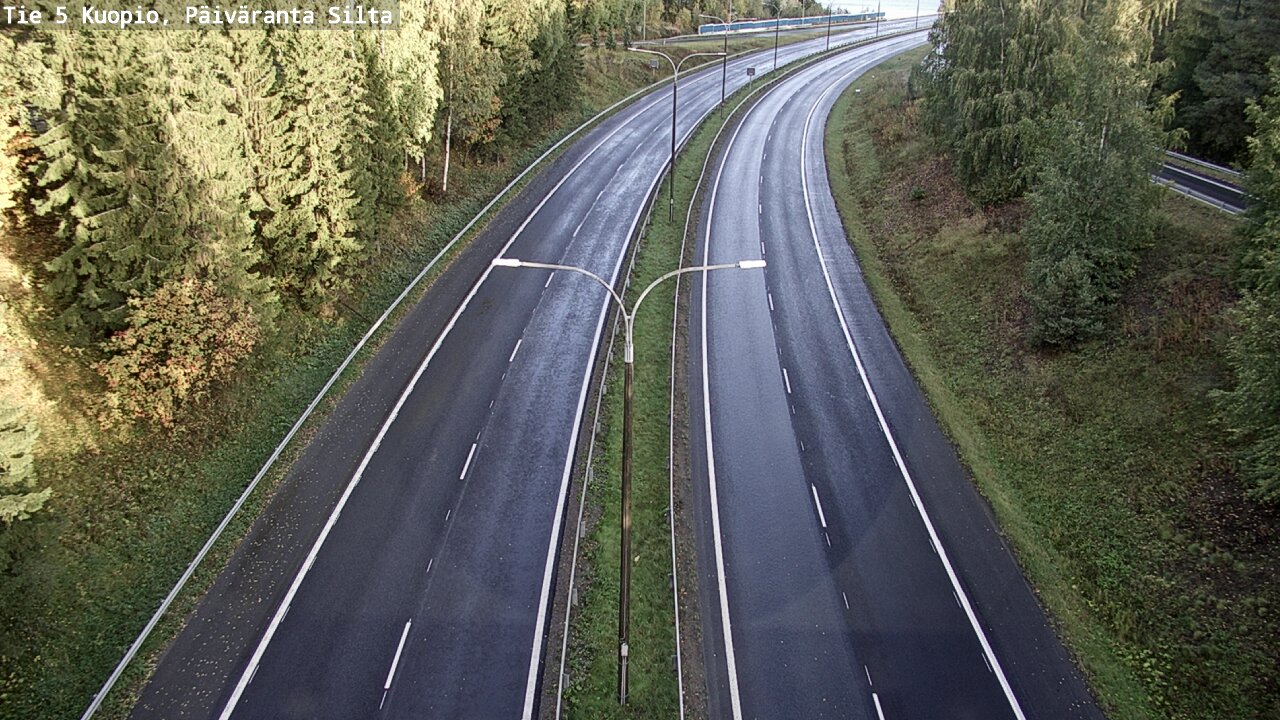 Weather Camera Image Road 5 Kuopio, Päiväranta silta, Kuopio, Pohjois-Savo